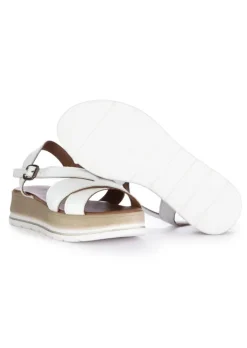 BUENO | SANDALEN GEKREUZTEN RIEMEN WEIß Fashion
