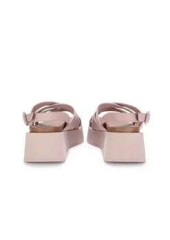 BUENO | SANDALEN GEWEBTEM LEDER ROSA Fashion