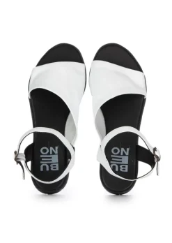 BUENO | SANDALEN OFFENER SPITZE WEIß SCHWARZ Hot