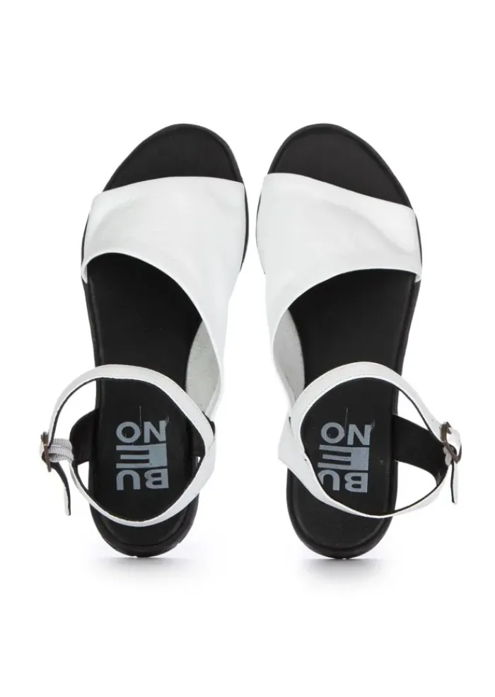 BUENO | SANDALEN OFFENER SPITZE WEIß SCHWARZ Hot