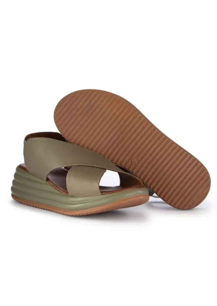 BUENO | SANDALEN PLATFORM GRÜN New