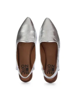 BUENO | SLINGBACK KONISCHE SPITZE SILBER Outlet