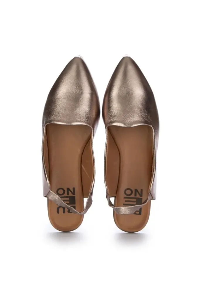 BUENO | SLINGBACK KONISCHE SPITZE METALLISCHE BRONZE Outlet