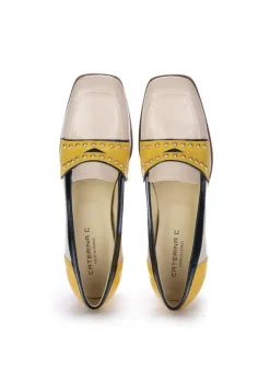 CATERINA C | ABSATZSCHUHE LEDER GELB PUDERROSA Outlet