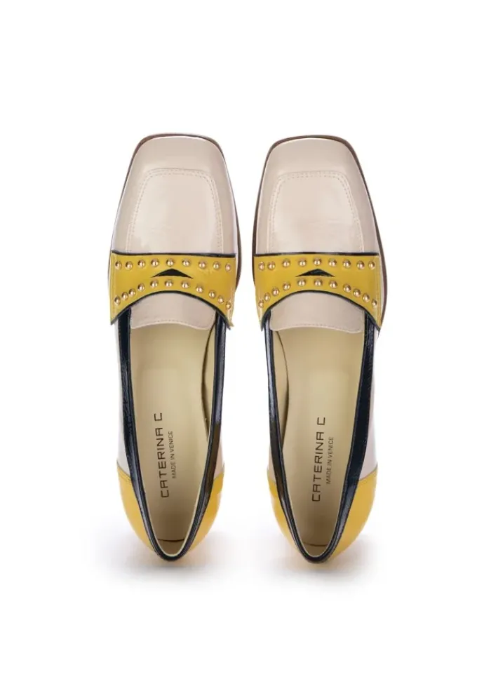 CATERINA C | ABSATZSCHUHE LEDER GELB PUDERROSA Outlet