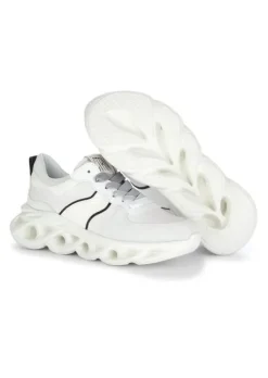 CATERINA C | SNEAKER LEDER WILDLEDER WEIß Clearance
