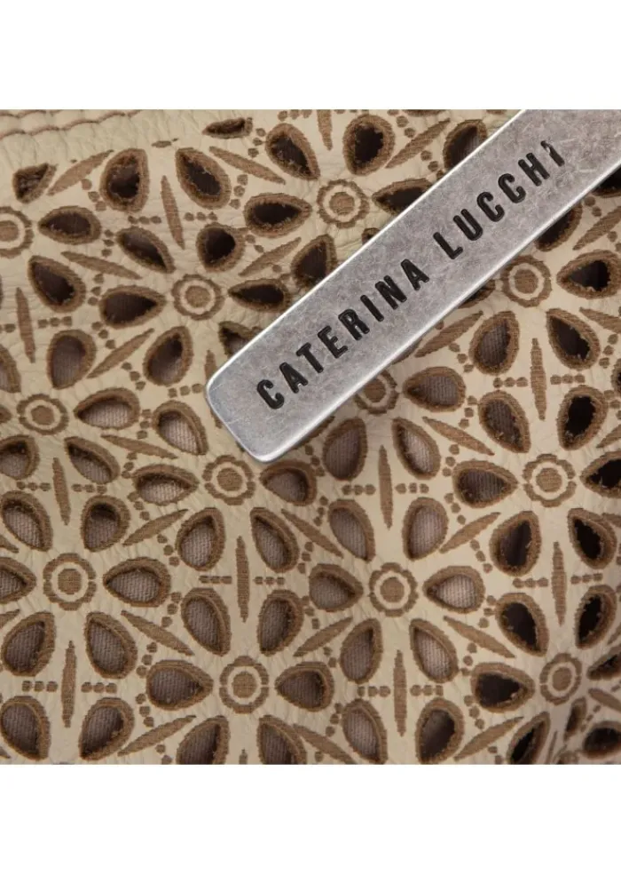 CATERINA LUCCHI | SCHULTERTASCHE GLORIA BLUMEN BEIGE Hot