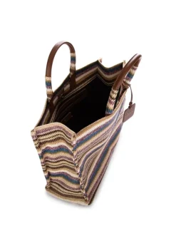 CHANDANA | SHOPPER TASCHE CAMILLE MEDIUM BANES PRUNE MEHRFARBIG Sale