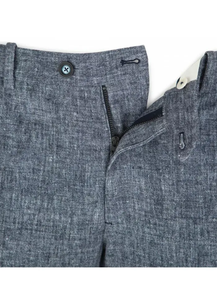 DERNA CIRCOLO 1901 | HOSE BAUMWOLLE BLAU GRAU Sale