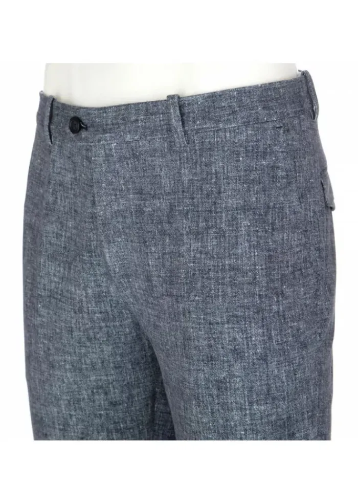 DERNA CIRCOLO 1901 | HOSE BAUMWOLLE BLAU GRAU Sale