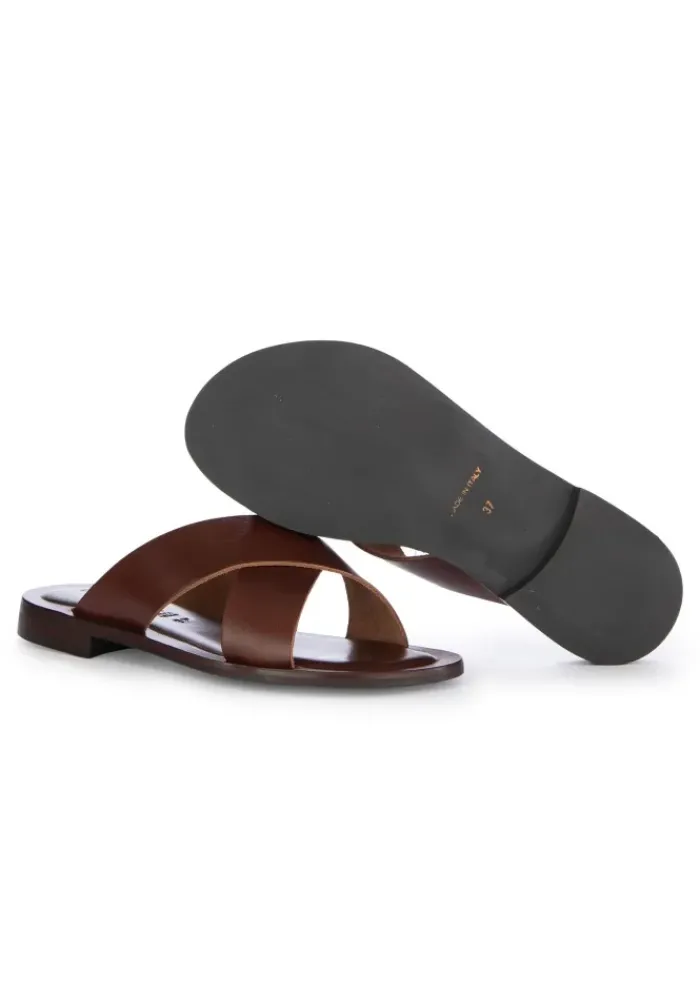 CUOIERIA TOSCANA | SANDALEN DIVE COGNAC BRAUN Fashion