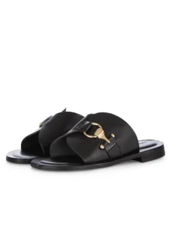 CUOIERIA TOSCANA | SANDALEN BREITBAND SCHWARZ Clearance