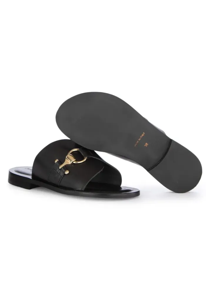 CUOIERIA TOSCANA | SANDALEN BREITBAND SCHWARZ Clearance