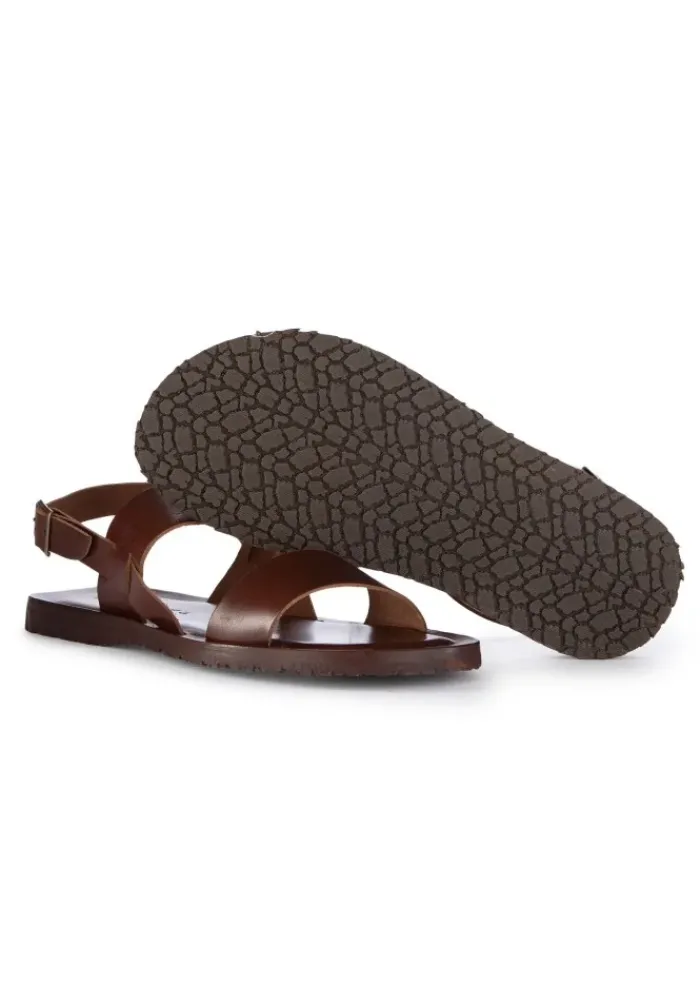 CUOIERIA TOSCANA | SANDALEN DIVE COGNAC BRAUN Outlet