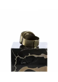 UNIQUE DAMEN ACCESSOIRES RING BUCHSTABE 'D' HANDGEMACHT PULVER ROSA Fashion