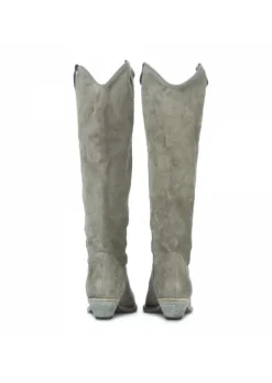 JUICE DAMEN COWBOY STIEFEL | SIENA WILDLEDER GRÜN Online