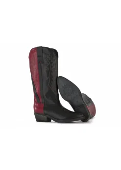 POEVE DAMEN COWBOY STIEFEL POESIE VENEZIANE | JSAA1 VELVET SCHWARZ BORDEAUX Clearance