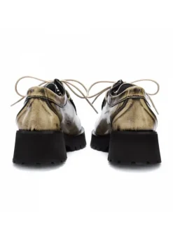 POEVE DAMEN FLACHE SCHUHE POESIE VENEZIANE | ABRASIVATO TAUPE SCHWARZ Discount