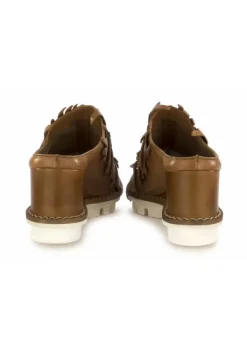 PATRIZIA BONFANTI DAMEN KEILSCHUHE | BRAUN LEDER Hot