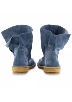MANUFATTO TOSCANO DAMEN STIEFEL VINCI | BLAU WILDLEDER Clearance