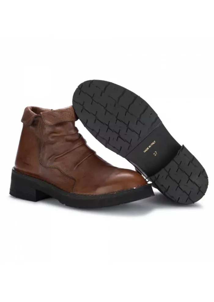 MANUFATTO TOSCANO DAMEN STIEFELETTEN VINCI | 90 BRAUN Discount