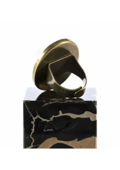 UNIQUE DAMENRING | AN004 SCHWARZ Outlet