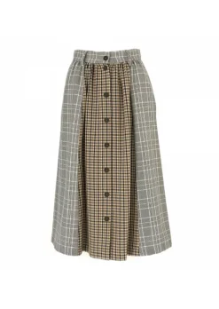 SEMICOUTURE DAMENROCK | Y9AI24 WEIß BEIGE SCHWARZ BRAUN Best