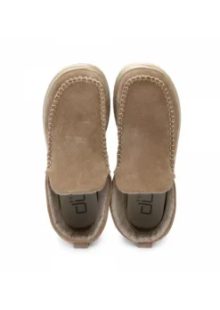 HEY DUDE SHOES DAMENSTIEFELETTEN HEY DUDE | DENNY SUEDE BEIGE Sale