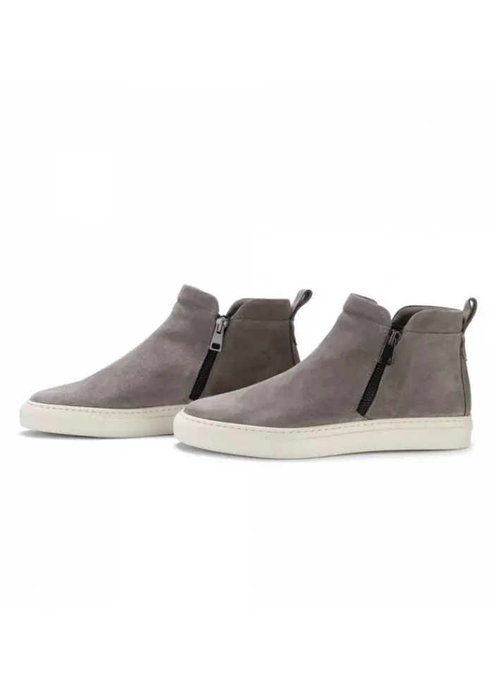 MANOVIE TOSCANE DAMENSTIEFELETTEN | SARA ZIP TAUPE GRAU Clearance
