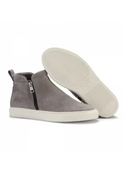 MANOVIE TOSCANE DAMENSTIEFELETTEN | SARA ZIP TAUPE GRAU Clearance
