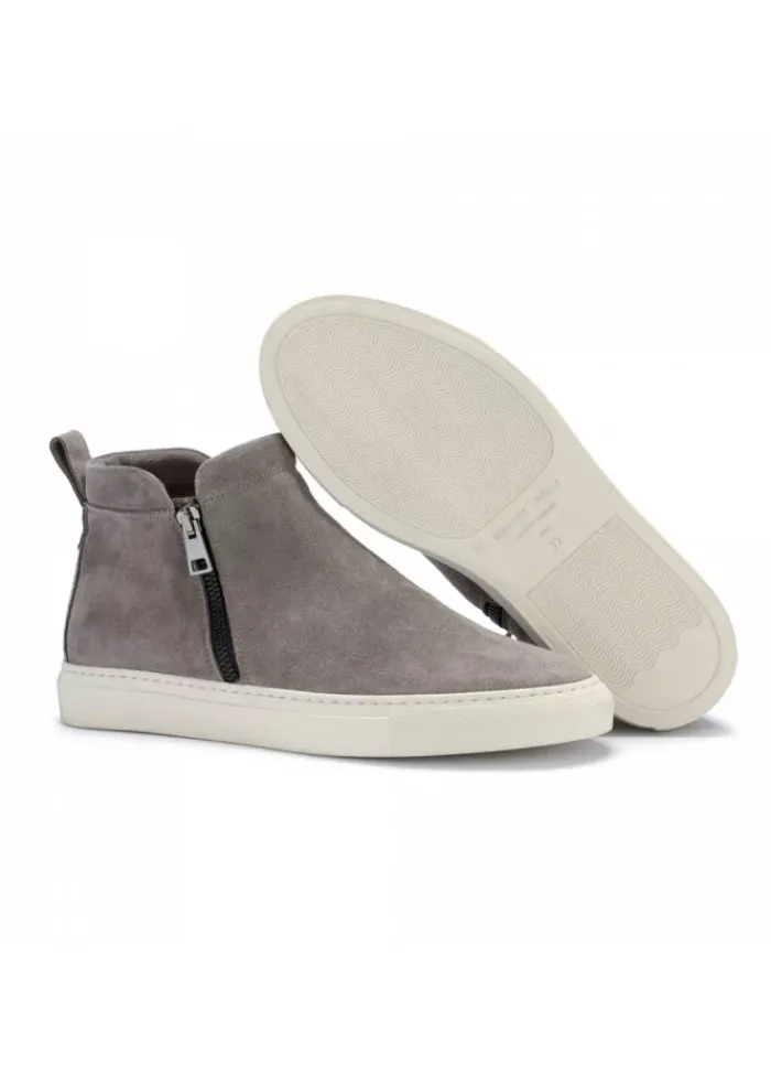MANOVIE TOSCANE DAMENSTIEFELETTEN | SARA ZIP TAUPE GRAU Clearance
