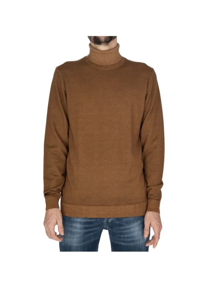 DANIELE FIESOLI | PULLOVER HOHER KRAGEN BRAUN Sale