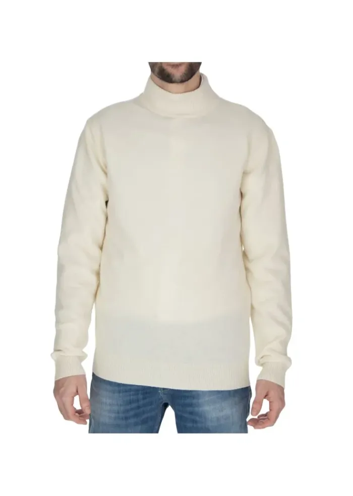 DANIELE FIESOLI | ROLLKRAGENPULLOVER GERIPPTER CREMEWEISS Fashion