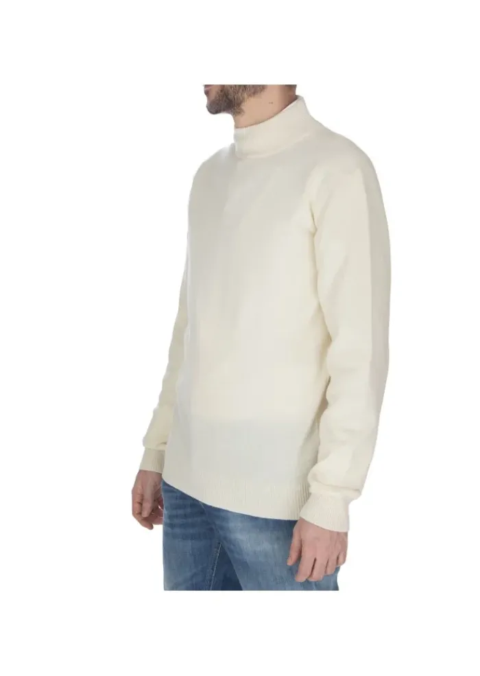 DANIELE FIESOLI | ROLLKRAGENPULLOVER GERIPPTER CREMEWEISS Fashion