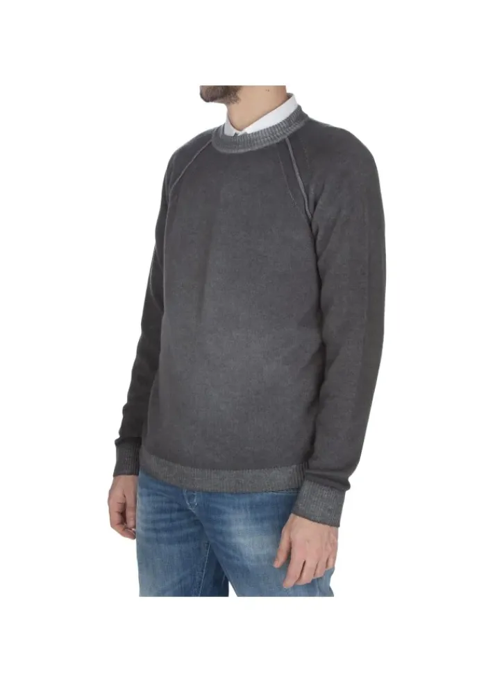 DANIELE FIESOLI | SWEATER WOOL CASHMERE GRAU Clearance