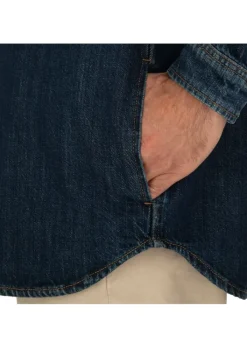 DONDUP | HEMD DENIM BAUMWOLLE BLAU Outlet