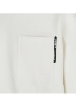 DONDUP | SWEATSHIRT MIT BRUSTTASCHE WEIß New