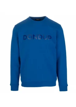 DERNA DONDUP | SWEATSHIRT REGULAR LOGO BLAU Online