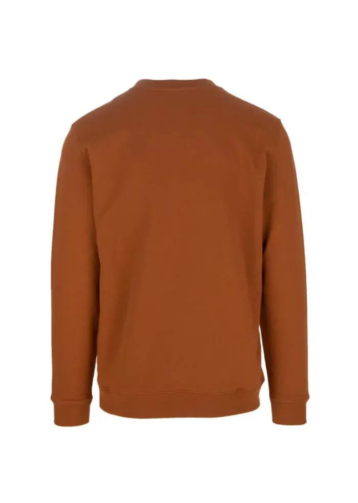 DONDUP | SWEATSHIRT REGULAR LOGO BRAUN Discount