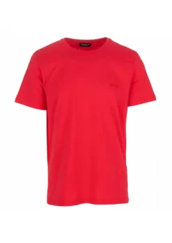 DONDUP | T-SHIRT REGULAR LOGO ROT Hot