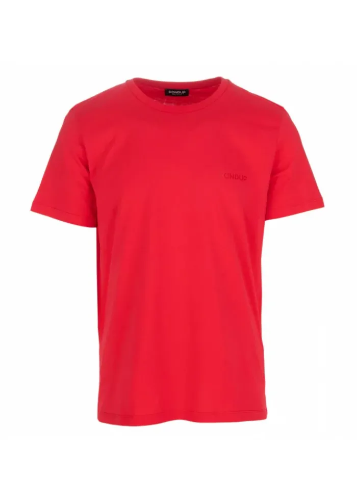 DONDUP | T-SHIRT REGULAR LOGO ROT Hot