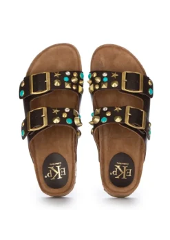 EKP | SANDALEN BIRKY BRAUN Fashion