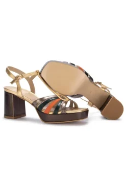 EXE' EXÉ | ABSATZSANDALEN CYNTHIA MEHRFARBIG GOLD Discount