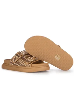 EXE' EXE' | SANDALEN BOHO RAFFIA BRAUN MEHRFARBIG Fashion