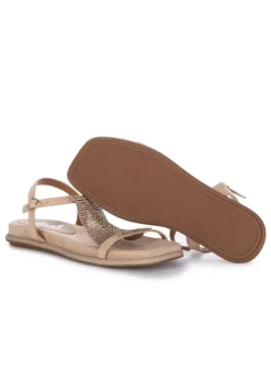 EXE' EXE' | SANDALEN FUNKELNDE STRASSSTEINE BEIGE Fashion