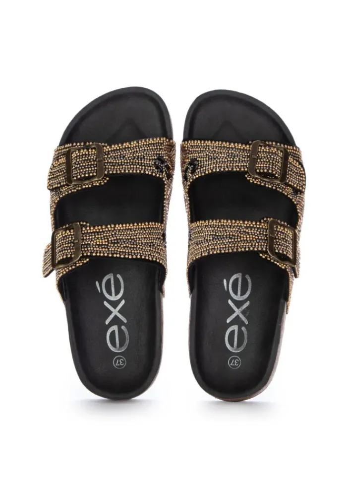 EXE' EXE' | SANDALEN GLAMOUR STIL SCHWARZ BRONZE Hot