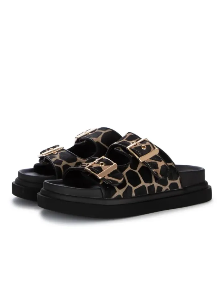 EXE' EXE' | SANDALEN PONY SCHWARZ BRAUN Outlet