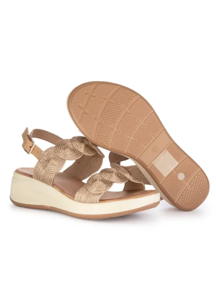 EXE' EXE' | SANDALEN SPIRAL BEIGE BRONZE Online