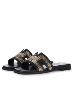 EXE' EXE' | SANDALEN TSAKI CORFU SCHWARZ BEIGE Outlet