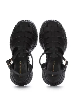 EXE' EXE' | SANDALEN TSAKI GEFLOCHTEN SCHWARZ New